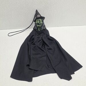 Vintage 1999 Paper Magic Halloween Hanging Witch Cloak Figurine Decoration